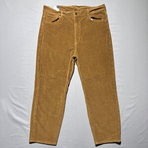 Marine Layer Pants Mens 31 Brown Corduroy Vintage Straight 5-Pocket‎ Stretch